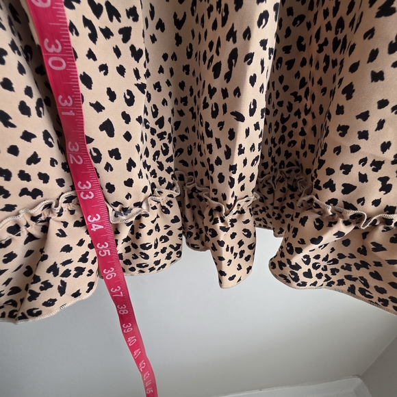 Leopard Print Long Sleeve Dress - Picture 8 of 9